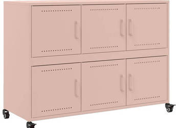 Szafka różowa 1005x39x72 cm stal WM-846741