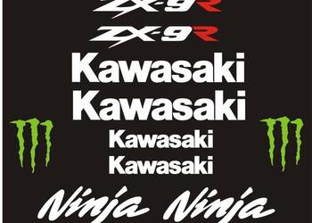 KAWASAKI NINJA ZX-9R NAKLEJKI MOTOCYKL WZÓR 340-4