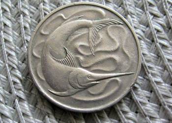Singapur 20 Cent 1967r - Ładna