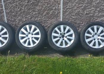 Koła felgi aluminiowe honda civic vii 5x114.3 opony 205/55r16 oryginał
