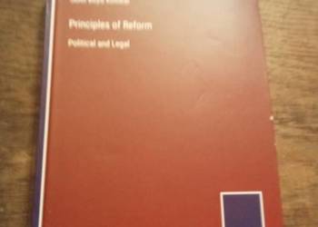 Principles of reform political and legal. Po angielsku!