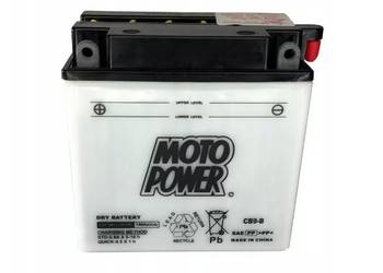 Akumulator motocyklowy 9Ah 130A L+ MotoPower CB9-B YB9-B
