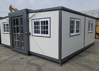 Domek modułowy kontenerowy 36 m2 letniskowy WC prysznic