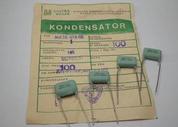 Kondensator 1uF 100V MKSE-018-02 Unitra MIFLEX