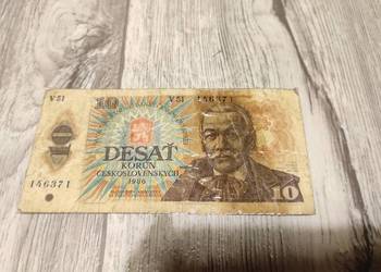 Banknot 10 koron Czechosłowacja 1986