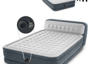 Materac łóżko 236x152 cm z pompką 2-osobowy DELUXE INTEX 64448ND