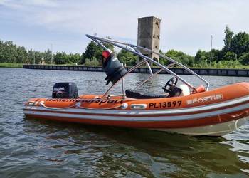 Łódź RIB WAKE Sportis 5 met. + silnik 70 + przyczepa