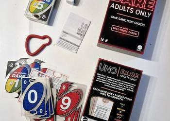Gra karciana Mattel UNO Dare Adults Only Tylko dla dorosłych