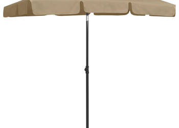 Parasol plażowy taupe 180x120 cm WM-314722