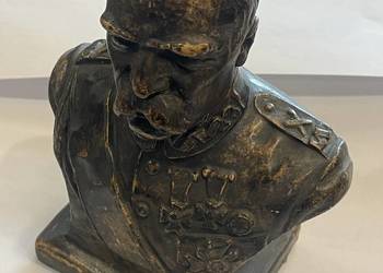 Rzeźba gipsowa Józef Piłsudski – PRL, sygn. KO-SEL 1987