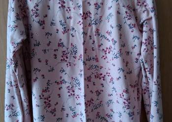 Bluza pudrowy róż kwiaty Clockhouse