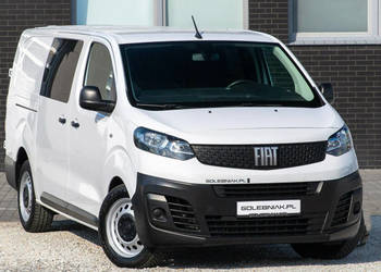 Fiat Scudo 6-OSÓB L3H1 BRYGADÓWKA *Maxi* PROFESSIONAL. Składana zabudowa