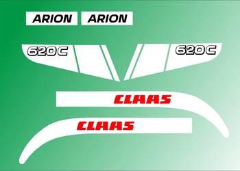 Naklejki claas arion 620 c zamienniki  plus gratisy