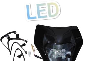 Lampa uniwersalna cross LED czarna wzór homologacja E8 KTM