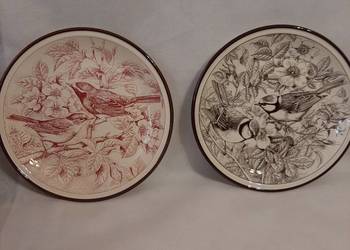 Piękna kolekcjonerska ręcznie malowana włoska porcelana-sygn