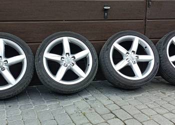 Komplet Oryginalnych Alu Kół do Audi A6,A4,A5 S-Line z oponami letnimi