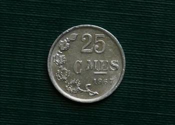 LUKSEMBURG - 25 centymów (1967r)