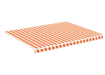 Zapasowa tkanina na markizę żółto-pomarańczowa 45x35 m WM-312020