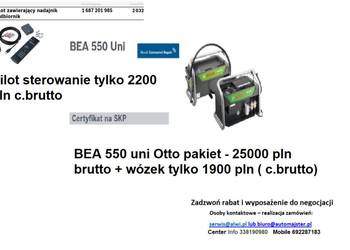 Bea 550 uni Otto z KTS 515 + szafka w cenie pakiet 20000 brutto