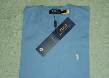 Błękitny t-shirt Polo Ralph Lauren M