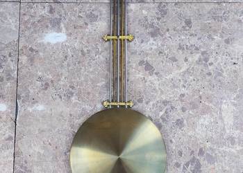 614 Wahadło rusztowe starego zegara ściennego GB Becker 12cm dł 35cm
