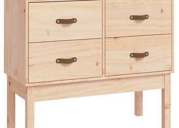 Komoda 90x40x78 cm lite drewno sosnowe WM-821739