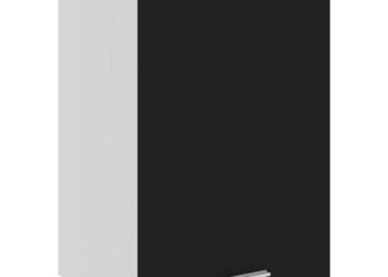 Szafka wisząca czarna 395x31x60 cm materiał drewnopochodny WM-801253