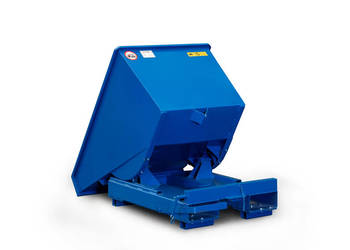 Kontener metalowy uchylny do wózka widłowego 300l