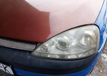 Lampy przednie soczewka opel combo corsa c maska