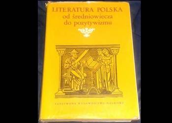 Literatura polska od średniowiecza do pozytywizmu