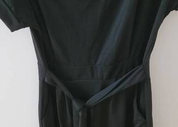 Sukienka damska czarna z kieszonkami -rozm M