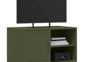 Szafka RTV oliwkowa 68x39x435 cm stal WM-846672