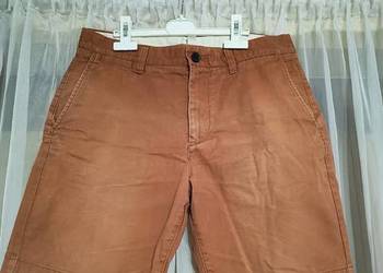 Męskie Krótkie Spodenki Bawełniane Szorty Brązowe H&M Na Lato S