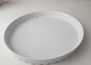 Ceramiczna forma na tartę IKEA VARDAGEN biała 29 cm