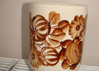 fajansowy pojemnik PRL