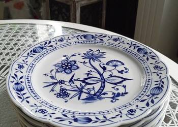 Talerze obiadowe wzór cebulowy Kahla 6 sztuk