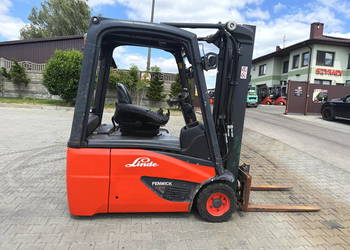 wózek widłowy elektryczny LINDE E16 EVO 2020r wolny skok wideł bateria 2023