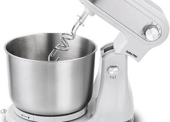Mikser stojący Swiss Pro+ - 300 W - Stal nierdzewna - Szary - 3,5 L
