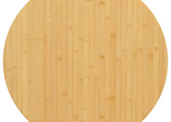 Blat do stołu Ø70x4 cm bambusowy WM-352689