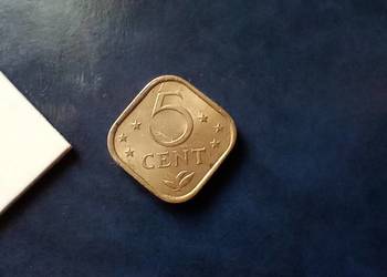 Stare monety 5 cent 1971 Antyle Holenderskie