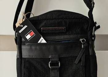 Tommy Hilfiger torebka torba listonoszka czarna oryginał piękna nowa