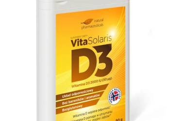 Witamina D3 2000 360 tabletek Vita Solaris Natural Pharmaceuticals
