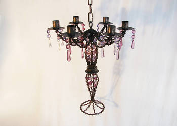 ~* Świecznik kryształki *