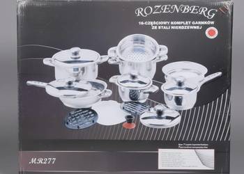 Garnki Rozenberg 16 el z termometrem