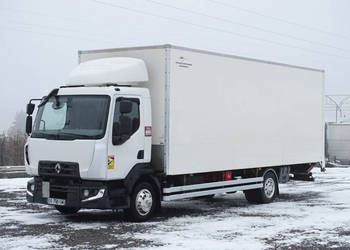 Renault D12 KONTENER, Winda , Blokada mostu Przebieg Udokumentowany , Wind…