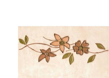 Dekor Amarylis beige Inserto 25 x 33,3; Kwadro, Paradyż, płytki, kafelk