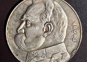 Moneta Józef Piłsudski strzelecki 1934 próbna