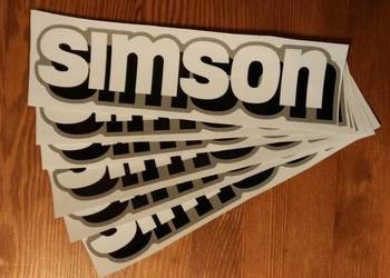 Naklejki Simson S51 B S53 na wzór DDR