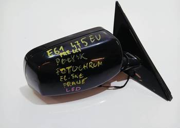 LUSTERKO PRAWE BMW E60 E61 FOTOCHROM LED 475/9 BLACK SAPPHIRE