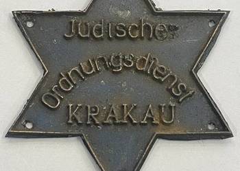 Odznaka Gwiazdy Żydowskiej Służby Porządkowej – getto Kraków